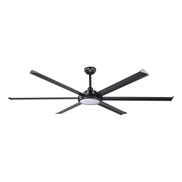 FARO 34203-130 - Ventilateur de plafond ROTTERDAM XL LED/32W/230V noir d. 200 cm + Télécommande