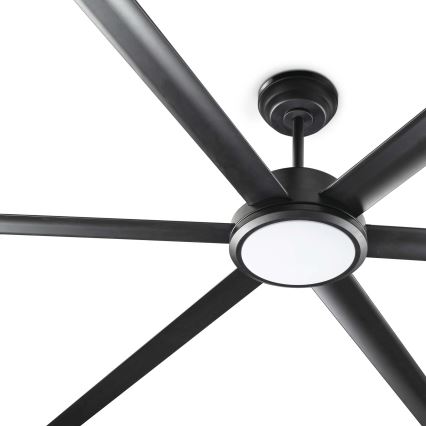 FARO 34203-130 - Ventilateur de plafond ROTTERDAM XL LED/32W/230V noir d. 200 cm + Télécommande