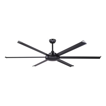 FARO 34203 - Ventilateur de plafond ROTTERDAM XL noir d. 200 cm + Télécommande
