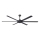 FARO 34203 - Ventilateur de plafond ROTTERDAM XL noir d. 200 cm + Télécommande