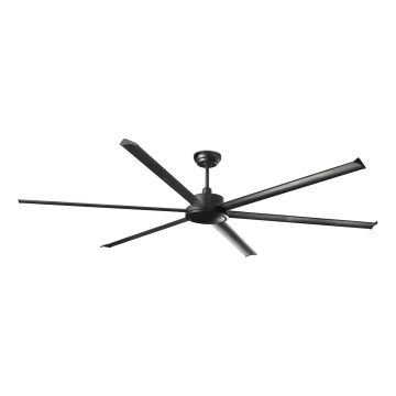 FARO 34207 - Ventilateur de plafond ROTTERDAM XXL noir d. 250 cm + Télécommande