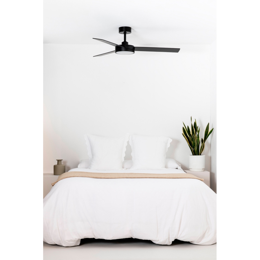 FARO 34261 - Plafoniera LED BARTH LED/24W/230V nero + telecomando