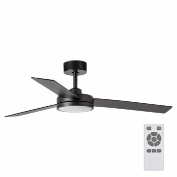 FARO 34261 - Plafoniera LED BARTH LED/24W/230V nero + telecomando