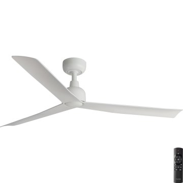 FARO 34274 - Ventilatore da soffitto MARINE M bianco diametro 125 cm IP44 + telecomando