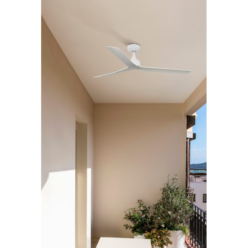 FARO 34274 - Ventilatore da soffitto MARINE M bianco diametro 125 cm IP44 + telecomando