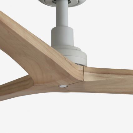 FARO 34280 - Deckenventilator KLIM M braun/weiß d 125 cm + Fernbedienung