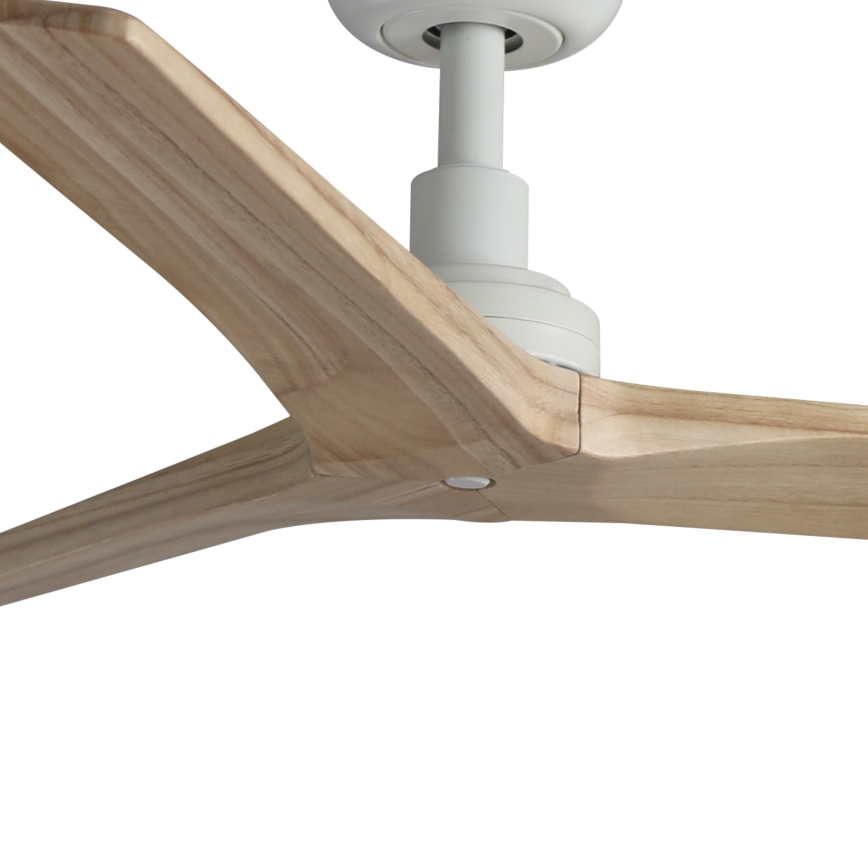FARO 34281 - Deckenventilator KLIM S braun/weiß d 92,5 cm + Fernbedienung