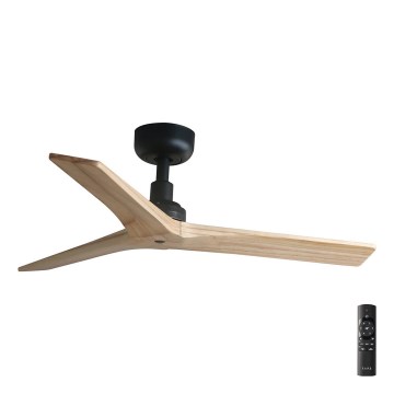 FARO 34284 - Ventilateur de plafond KLIM S marron/noir d. 92,5 cm + télécommande