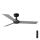 FARO 34285 - Plafonnier CRUISER S noir d. 106 cm + télécommande