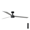 FARO 34287-1TW - Ventilateur de plafond à intensité variable CRUISER XL LED/18W/230V 2700/4000/6500K d. 160 cm noir/gris + télécommande