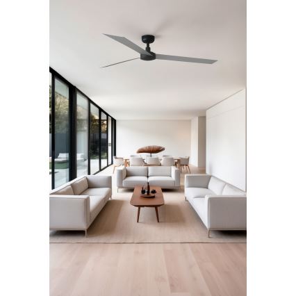 FARO 34287 - Ventilatore da soffitto CRUISER XL nero diametro 160 cm + telecomando