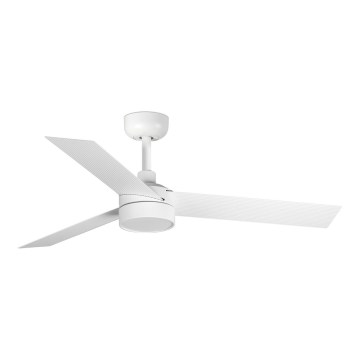 FARO 34288WT1S - Ventilatore da soffitto dimmerabile a LED CRUISER S LED/18W/230V 2700/3000/4000K Ø 106 cm bianco Wi-Fi Tuya + telecomando