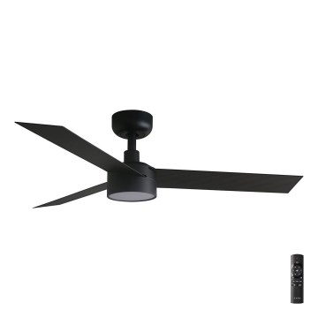 FARO 34289-1TW - Ventilatore da soffitto dimmerabile a LED CRUISER S LED/18W/230V 2700/4000/6500K diametro 106 cm nero + telecomando