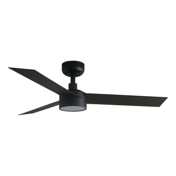 FARO 34289WT1S - Ventilateur de plafond LED à intensité variable CRUISER S LED/18W/230V 2700/3000/4000K diam. 106 cm noir Wi-Fi Tuya + télécommande