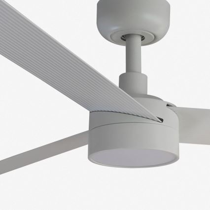 FARO 34290WT1S - Ventilateur de plafond LED dimmable CRUISER L LED/18 W/230 V 2700/3000/4000 K Ø 132 cm blanc Wi-Fi Tuya + télécommande