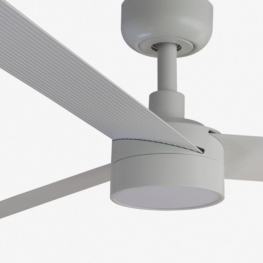 FARO 34290WT1S - Ventilatore da soffitto dimmerabile a LED CRUISER L LED/18W/230V 2700/3000/4000K Ø 132 cm bianco Wi-Fi Tuya + telecomando