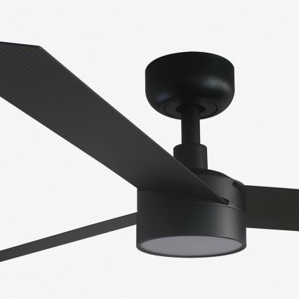 FARO 34291-1TW - Ventilatore da soffitto a LED dimmerabile CRUISER LED/20W/230V 2700/3000/4000K diam. 132 cm nero + telecomando