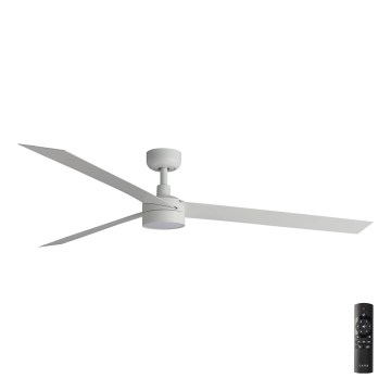 FARO 34292-1TW - Dimmbarer LED-Ventilator CRUISER LED/20W/230V 2700/4000/6500K d 160 cm weiß + Fernbedienung