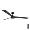 FARO 34293-1TW - Ventilateur de plafond à intensité variable CRUISER XL LED/18W/230V 2700/4000/6500K d. 160 cm noir + télécommande