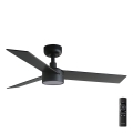 FARO 34296-1TW - Ventilateur de plafond à intensité variable RUDDER S LED/18W/230V 2700/4000/6500K d. 106 cm noir + télécommande