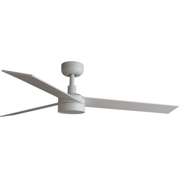 FARO 34297WT-1TW - Ventilatore da soffitto dimmerabile a LED RUDDER L LED/18W/230V 2700/4350/6000K bianco d132 cm Wi-Fi Tuya + telecomando