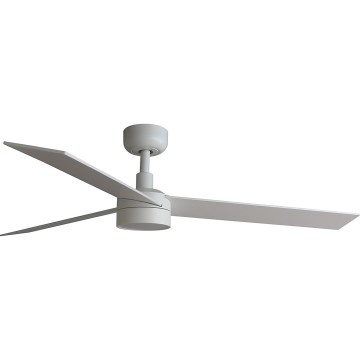 FARO 34297WT1S - Ventilatore da soffitto LED dimmerabile RUDDER L LED/18W/230V 2700/3000/4000K Ø 132 cm beige/bianco Wi-Fi Tuya + telecomando incluso