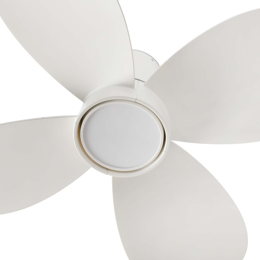FARO 34315 - Ventilateur de plafond à intensité variable KLOVER S LED/20W/230V 2700/4000/6500K blanc d. 80 cm + Télécommande