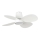 FARO 34315WT - Ventilatore da soffitto dimmerabile a LED KLOVER TUB S LED/20W/230V 2700/4000/6500K bianco d 80 cm Wi-Fi Tuya + telecomando