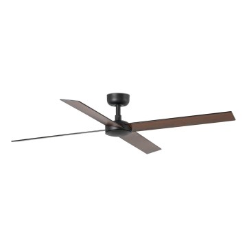 FARO 34356 - Ventilateur de plafond RUDDER L marron/noir d. 132 cm + Télécommande