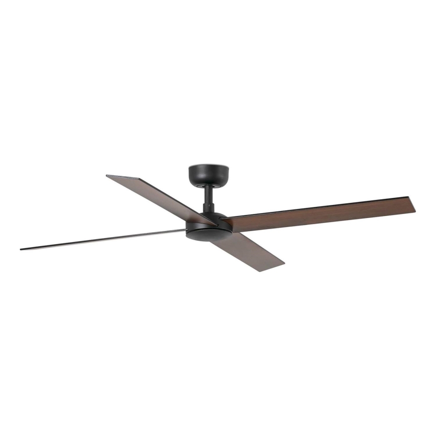 FARO 34356 - Ventilateur de plafond RUDDER L marron/noir d. 132 cm + Télécommande