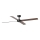 FARO 34356 - Ventilateur de plafond RUDDER L marron/noir d. 132 cm + Télécommande