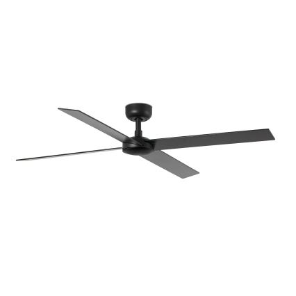 FARO 34356WT - Ventilateur de plafond RUDDER L marron/noir d. 132 cm Wi-Fi Tuya + Télécommande