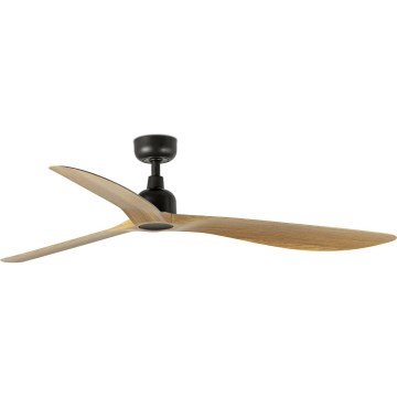 FARO 34360 - Ventilatore da soffitto OUTWOOD L marrone/nero diametro 150 cm IP44 + telecomando