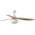 FARO 34361WT-11L - Ventilatore da soffitto OUTWOOD L 1xE27/15W/230V marrone/bianco diametro 150 cm Wi-Fi Tuya IP44 + telecomando