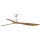 FARO 34361WT - Ventilatore da soffitto OUTWOOD L marrone/bianco diametro 150 cm Wi-Fi Tuya IP44 + telecomando