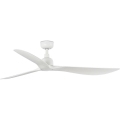 FARO 34363WT - Deckenventilator OUTWOOD L weiß d 150 cm Wi-Fi Tuya IP44 + Fernbedienung