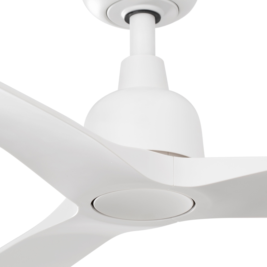 FARO 34363WT - Deckenventilator OUTWOOD L weiß d 150 cm Wi-Fi Tuya IP44 + Fernbedienung