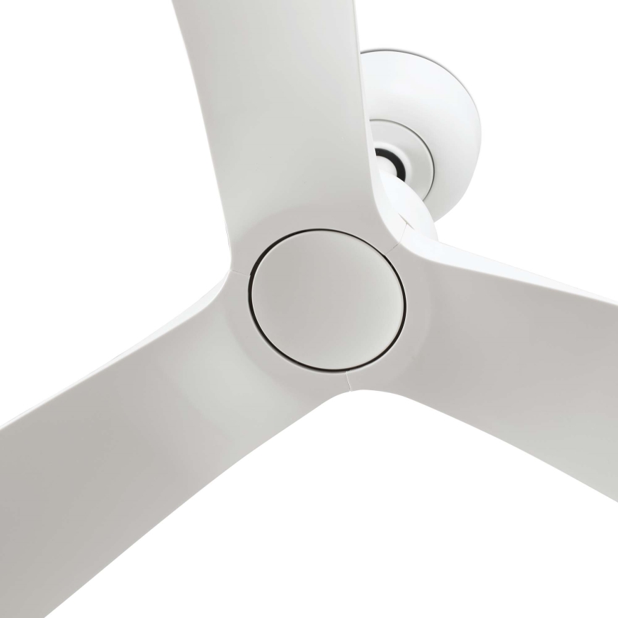 FARO 34363WT - Deckenventilator OUTWOOD L weiß d 150 cm Wi-Fi Tuya IP44 + Fernbedienung