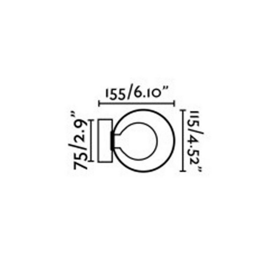 FARO 40086 - Applique murale salle de bain PERLA 1xG9/6W/230V IP44