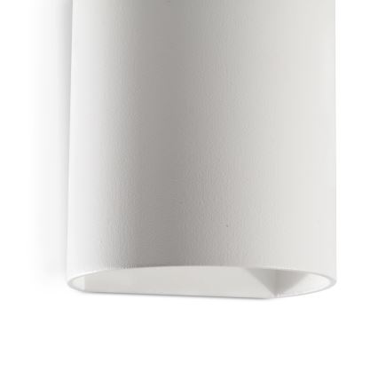 FARO 40522 - Applique SOLE 1xGU10/8W/230V bianco arrotondato