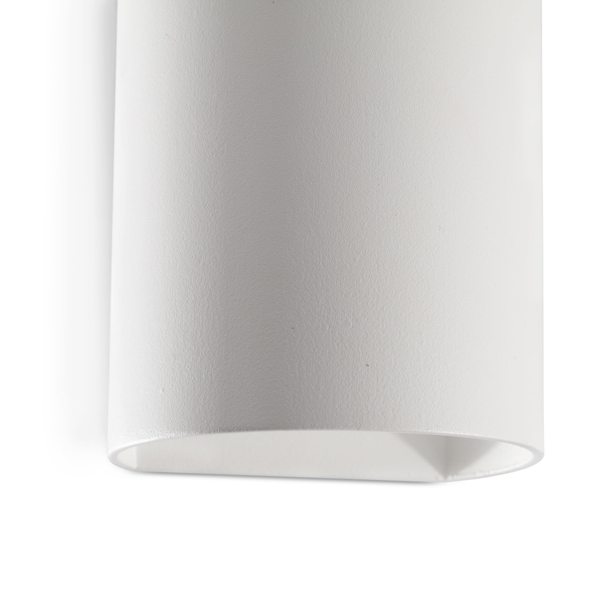 FARO 40522 - Applique SOLE 1xGU10/8W/230V bianco arrotondato