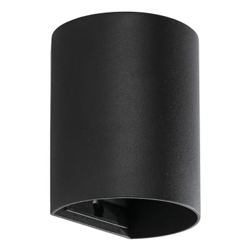 FARO 40523 - Applique SOLE 1xGU10/8W/230V nero arrotondato