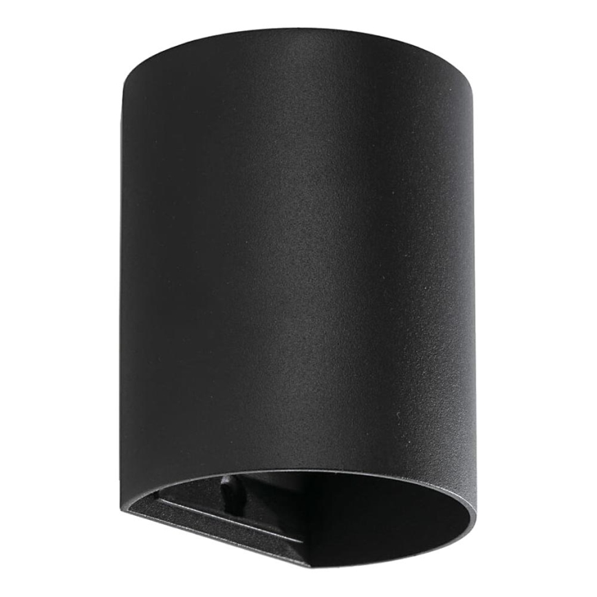 FARO 40523 - Applique SOLE 1xGU10/8W/230V nero arrotondato