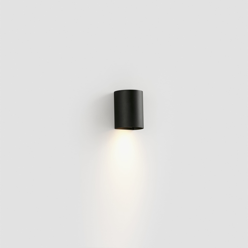 FARO 40523 - Applique SOLE 1xGU10/8W/230V nero arrotondato