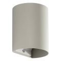 FARO 40524 - Applique SOLE 1xGU10/8W/230V grigio arrotondato