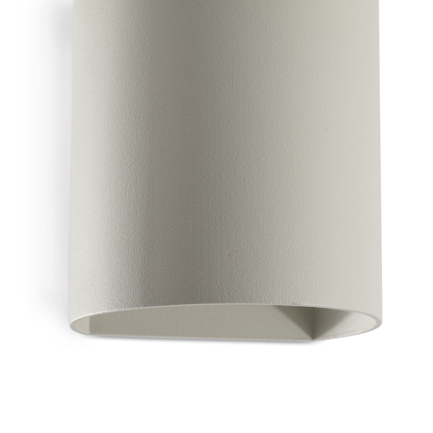 FARO 40524 - Applique SOLE 1xGU10/8W/230V grigio arrotondato