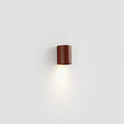 FARO 40525 - Applique SOLE 1xGU10/8W/230V color mattone arrotondato