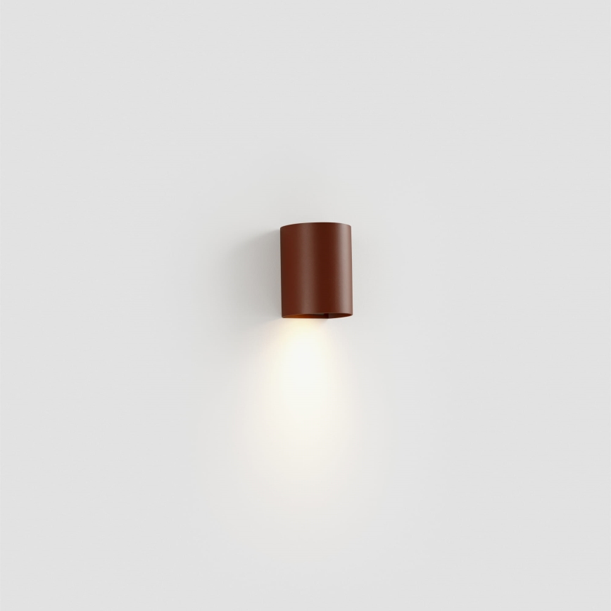 FARO 40525 - Applique SOLE 1xGU10/8W/230V color mattone arrotondato