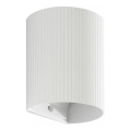 FARO 40526 - Applique SOLE 1xGU10/8W/230V bianco ondulato arrotondato