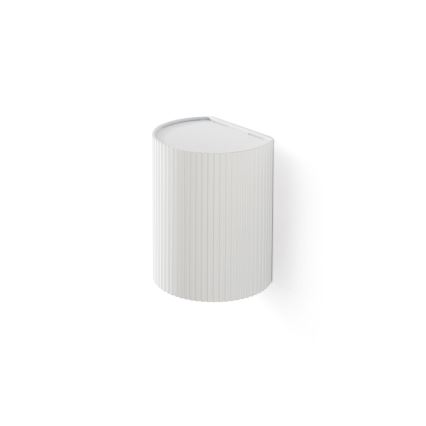 FARO 40526 - Applique SOLE 1xGU10/8W/230V bianco ondulato arrotondato